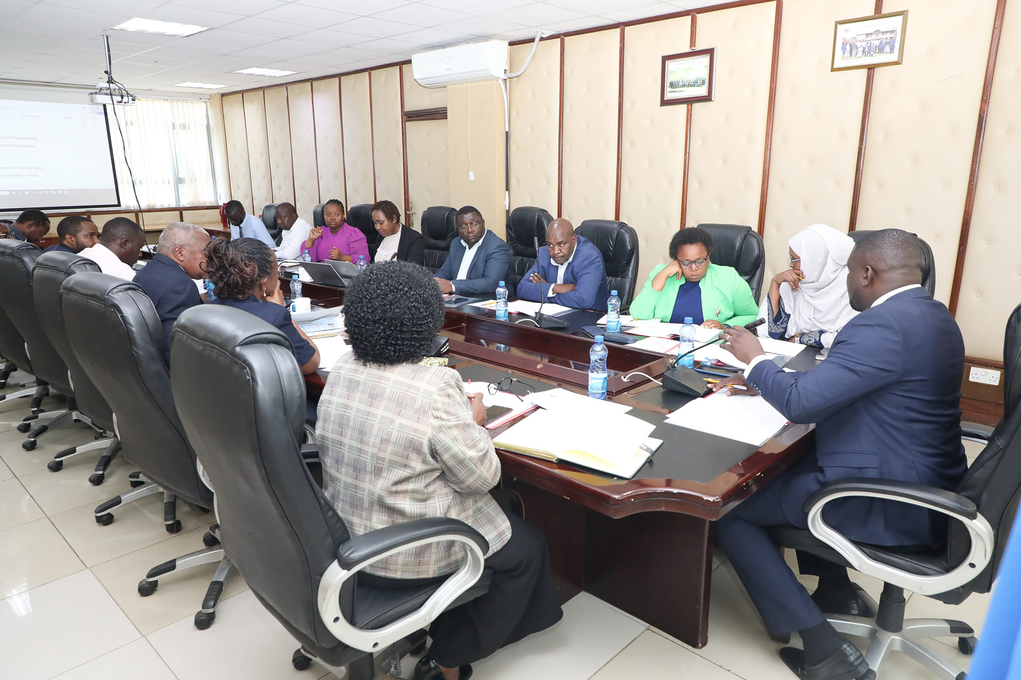  Joint consultative meeting  with the County Government of Tharaka Nithi and the State Department for Public Works to address issues related to the construction of the County Headquarters.