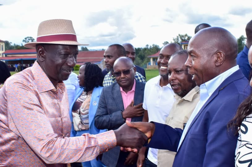IGRTC Chairman, CPA Kithinji Kiragu,  joined other leaders in welcoming H.E. President William Ruto to Embu County during his development tour of the region.