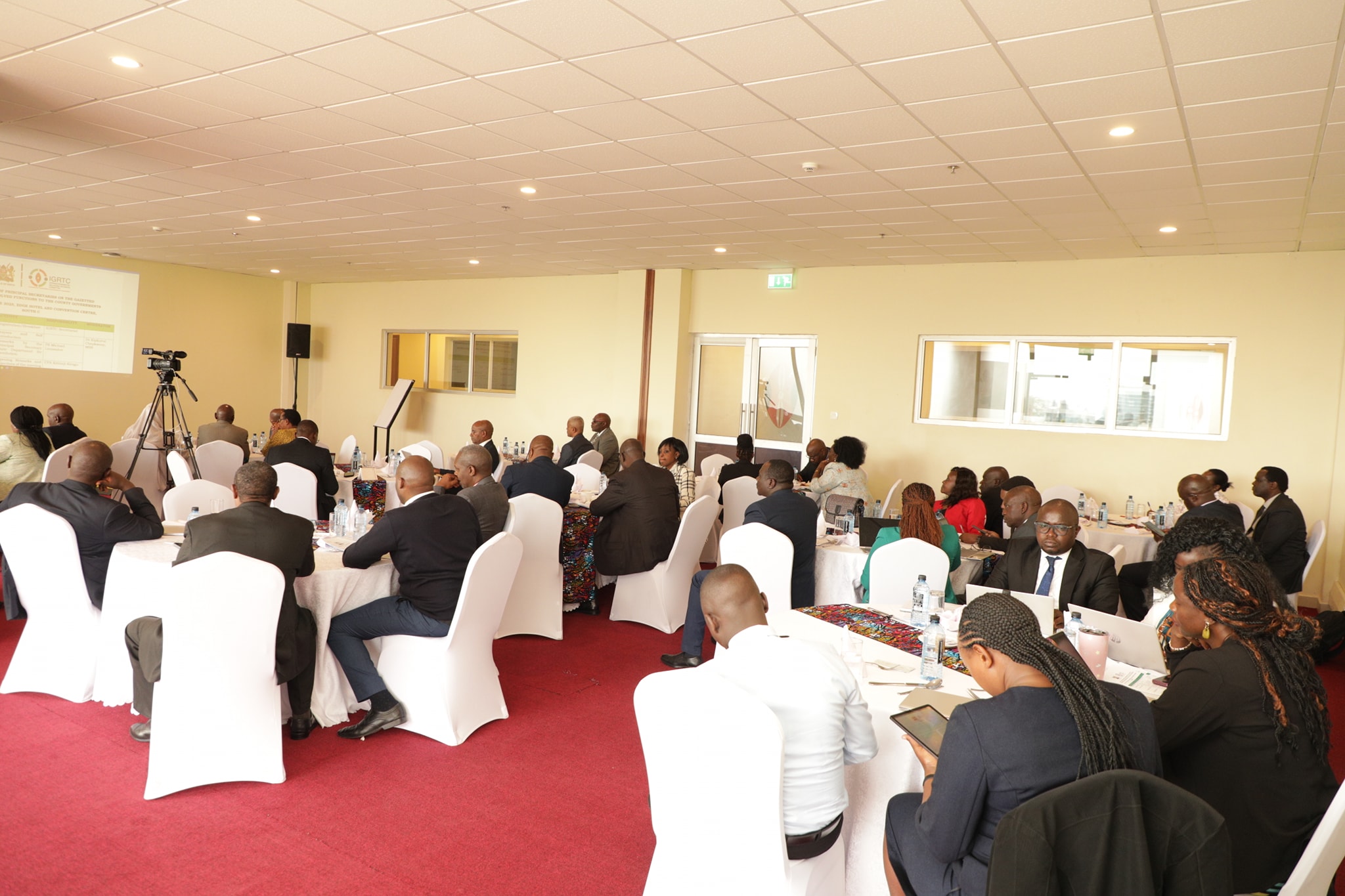 Sensitization meeting with PS on the Gazette Notices on transfer of pending devolved functions.