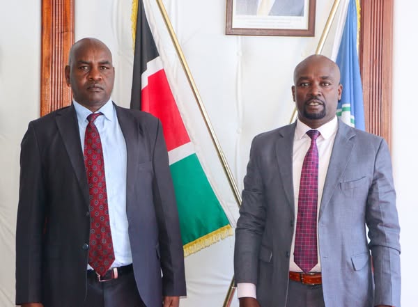 Member Wilson Pere with the Governor