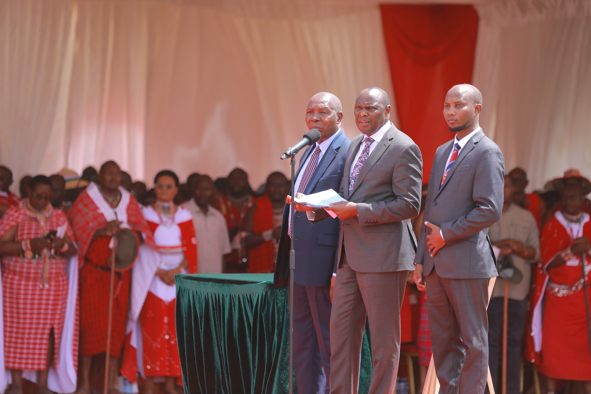 Historic Transfer of Management functions relating to Amboseli National Park to the County Government of Kajiado.