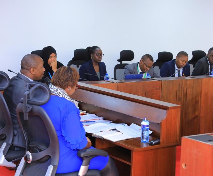 IGRTC CEO Dr. Kipkurui Chepkwony, accompanied by Director of Legal Services Ms. Sophie Amutavy, appeared before the National Assembly Committee on Regional Development, chaired by Hon. Peter Lochakapong. They presented a legislative memorandum on the Intergovernmental Relations (Amendment) Bill, 2024 (Senate Bill No. 12 of 2024).