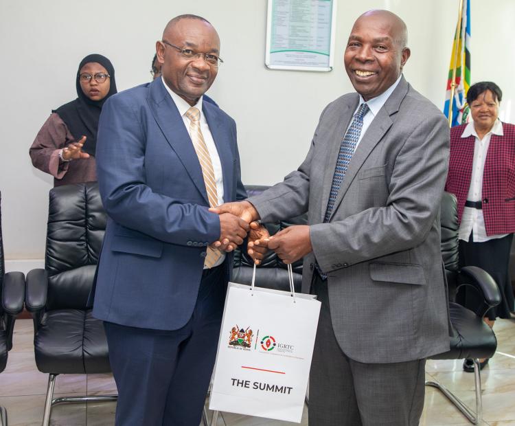  IGRTC hosted delegation from the East Africa Local Government.