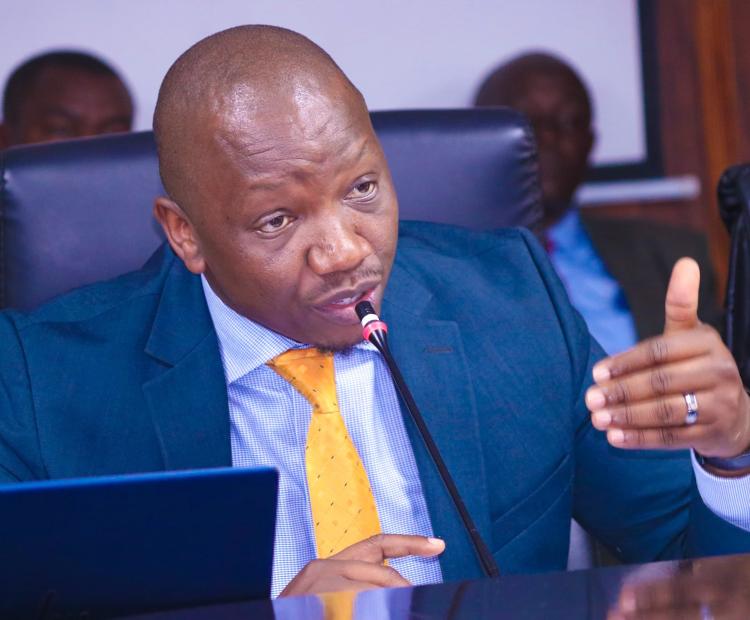 GRTC CEO, Dr. Kipkurui Chepkwony during Presentation of the FY/2025/2026 draft Budget Estimates 