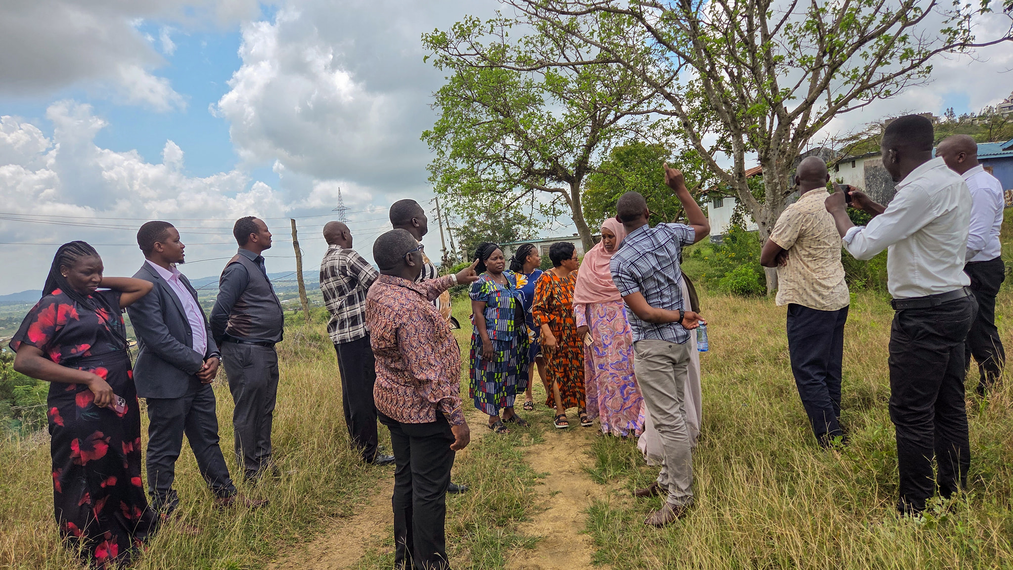 Site visit  by IGRTC Members to  Nguu Tatu Water Reservoir Mombasa.