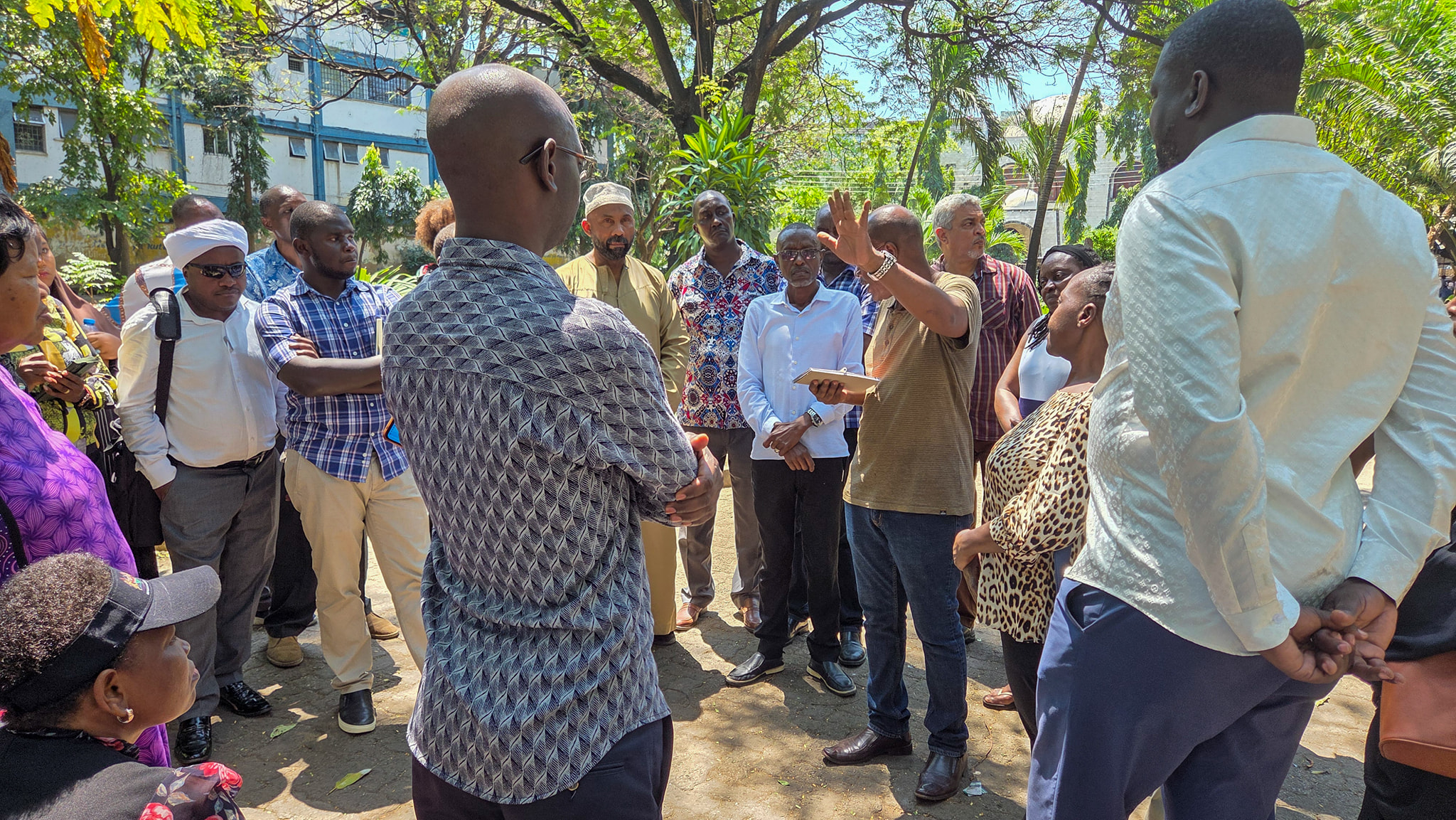 Site visit  by IGRTC Members to  Nguu Tatu Water Reservoir Mombasa.