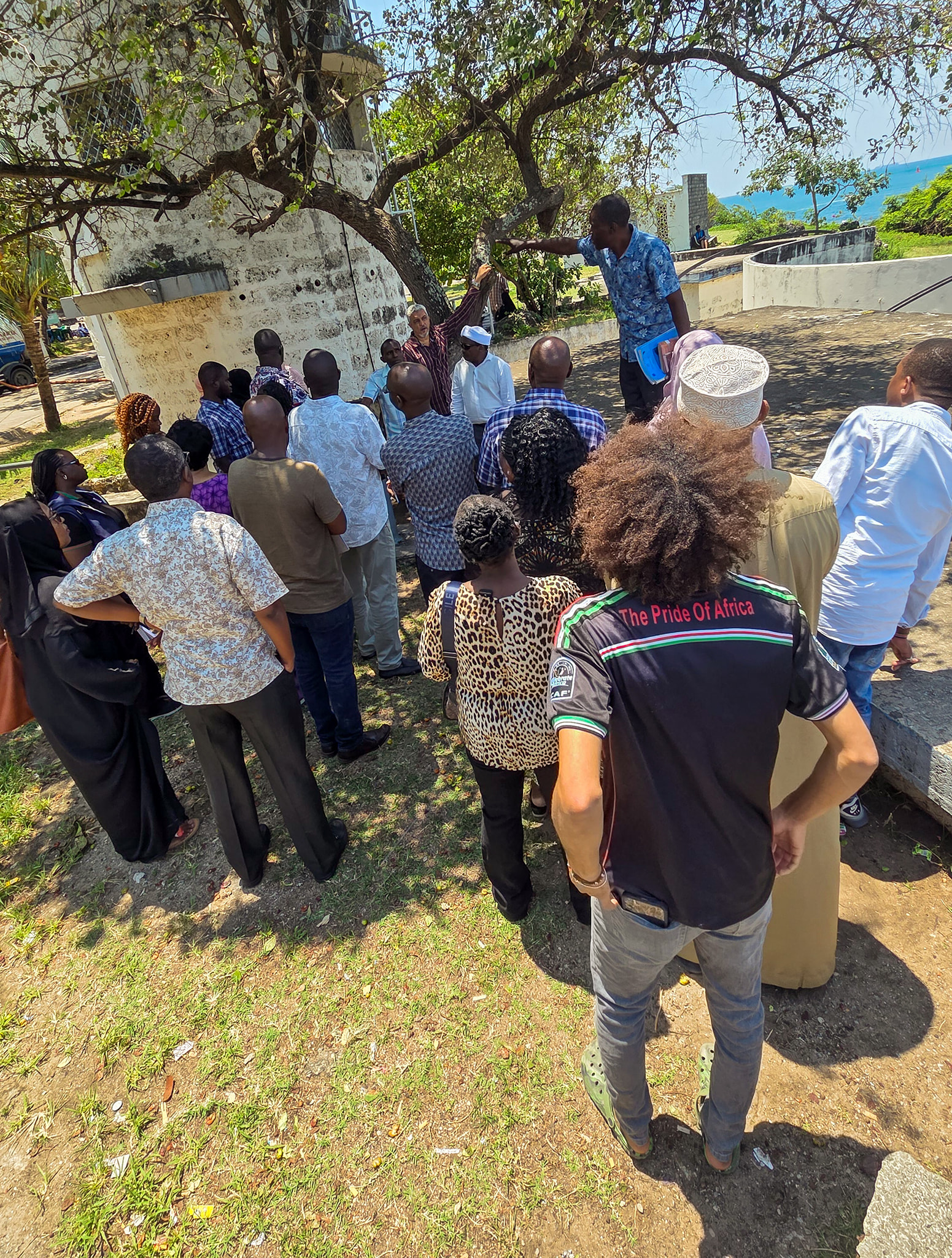 Site visit  by IGRTC Members to  Nguu Tatu Water Reservoir Mombasa.