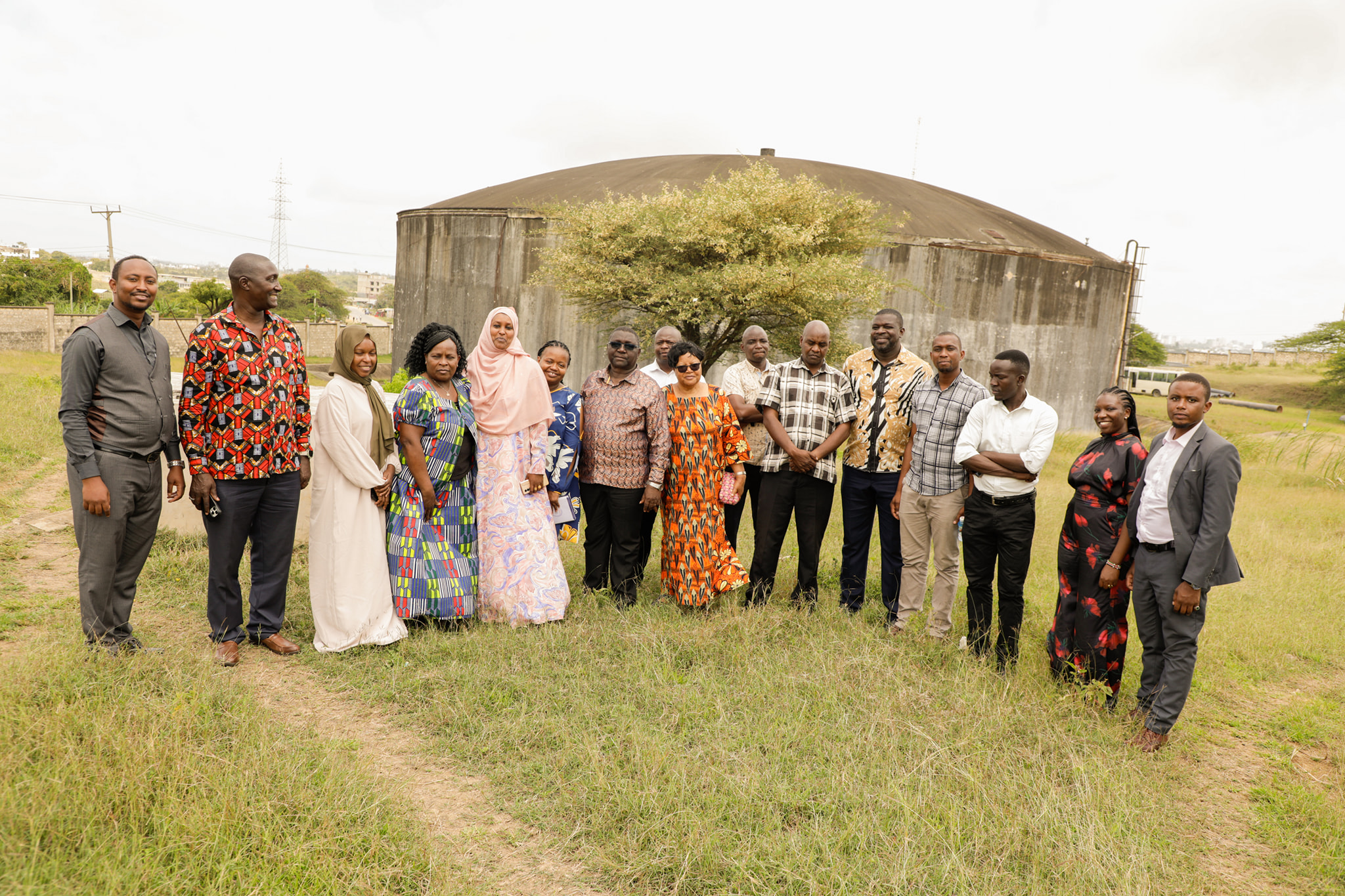 Site visit  by IGRTC Members to  Nguu Tatu Water Reservoir Mombasa.