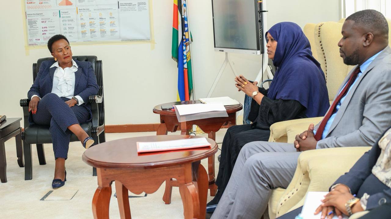 Courtesy visit to H.E. Wavinya Ndeti at the Machakos County Government Headquarters (White House) 
