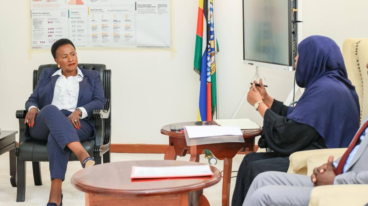 Courtesy visit to H.E. Wavinya Ndeti at the Machakos County Government Headquarters (White House) 