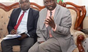  Courtesy call on Principal Secretary Jonathan Mueke of the State Department for Livestock Development.