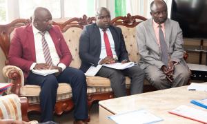  Courtesy call on Principal Secretary Jonathan Mueke of the State Department for Livestock Development.