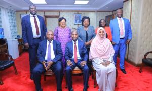PS group photo with Board Members with CEO