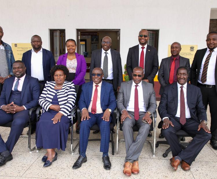 Courtesy visit to the Board of Directors of Kenya Medical Training College (KMTC).